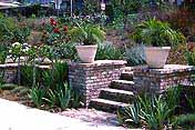Brick Garden Steps